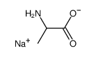 DL-alanine sodium salt Structure