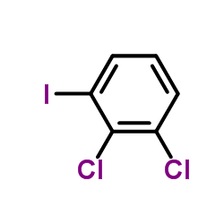 1, 2-二氯-3-碘代苯结构式