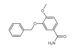 3-benzyloxy-4-methoxybenzamide结构式