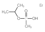 Phosphonic acid, methyl-, monoisopropylester, erbium(3+) salt (8CI)结构式