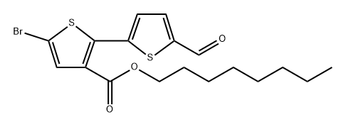3'-甲酸辛酯-5'-溴-5-甲醛-[2,2'-联噻吩]图片