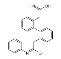 N,N'-(1,1'-Biphenyl-2,2'-diyl)bis(N-phenylacetamide)结构式