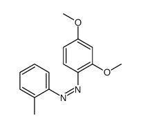 (2,4-dimethoxyphenyl)-(2-methylphenyl)diazene结构式