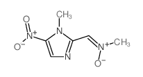 Methanamine,N-[(1-methyl-5-nitro-1H-imidazol-2-yl)methylene]-, N-oxide (9CI) Structure