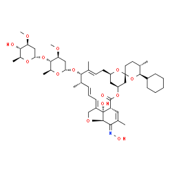 4′-O-2,6-Dideoxy-3-O-methyl-α-L-arabino-hexopyranosyl Selamectin Structure