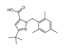 3-叔丁基-1-异丙叉甲基-1H-吡唑-5-羧酸结构式