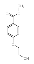 4-(2-Hydroxyethoxy)benzoic Acid Methyl Ester Structure