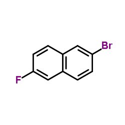 2-Bromo-6-fluoronaphthalene Structure