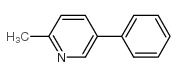 2-methyl-5-phenylpyridine structure