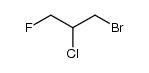 1-bromo-3-fluoro-2-chloropropane Structure