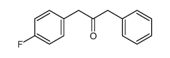 1-(P-FLUOROPHENYL)-3-PHENYL-2-PROPANONE Structure