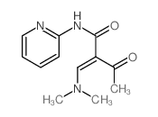 Butanamide,2-[(dimethylamino)methylene]-3-oxo-N-2-pyridinyl- Structure