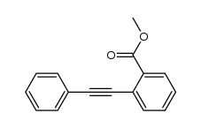 2-phenylethynylbenzoic acid methylester结构式