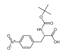 boc-4-nitro-l-phenylalanine Structure