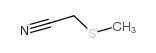 (甲硫基)乙腈结构式