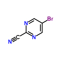 5-Bromo-2-pyrimidinecarbonitrile Structure