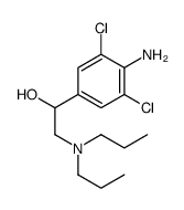 1-(4-amino-3,5-dichlorophenyl)-2-(dipropylamino)ethanol结构式