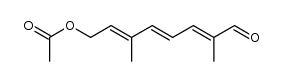 8-acetoxy-2,6-dimethyl-octa-2,4,6-trien-1-al Structure