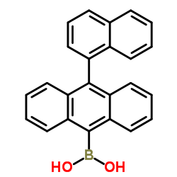 9-(1-Naphthyl)anthracene-10-boronic acid Structure