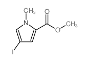 methyl 4-iodo-1-methylpyrrole-2-carboxylate结构式