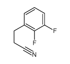 3-(2,3-Difluorophenyl)propanenitrile Structure