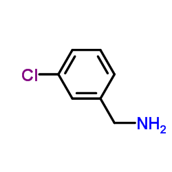(3-Chlorophenyl)methanamine Structure