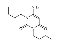6-amino-1,3-dibutylpyrimidine-2,4-dione Structure