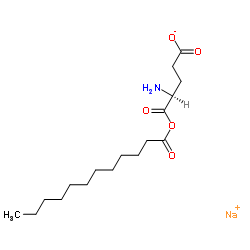sodium lauroyl glutamate Structure