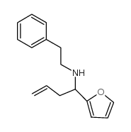 (1-呋喃-2-基-3-丁烯)-苯乙胺结构式