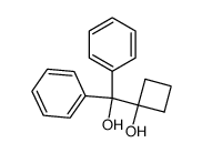 (1-Hydroxy-cyclobutyl-(1))-diphenyl-carbinol结构式