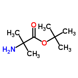 2-氨基-2-甲基丙酸叔丁酯结构式