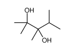 2,3,4-trimethylpentane-2,3-diol Structure