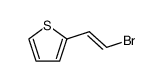 2-(thiophen-2-yl)vinyl bromide结构式