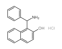 1-[氨基(苯基)甲基]-2-萘酚盐酸盐结构式