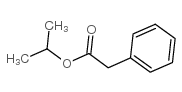 苯乙酸异丙酯结构式