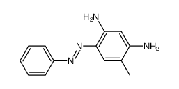 5-(phenylazo)toluene-2,4-diamine structure