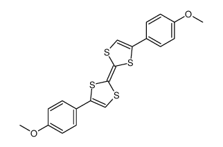 4,4'-bis(4-methoxyphenyl)-2,2'-bi(1,3-dithiolylidene)结构式