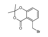 5-(bromomethyl)-2,2-dimethyl-1,3-benzodioxin-4-one Structure