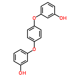 1,4-双(3-羟基苯氧基)苯结构式