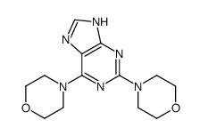 2,6-Di(4-morpholinyl)-7H-purine结构式