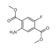 2-Amino-5-fluoroterephthalicaciddimethylester结构式