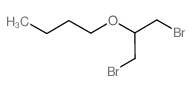Butane,1-[2-bromo-1-(bromomethyl)ethoxy]- structure