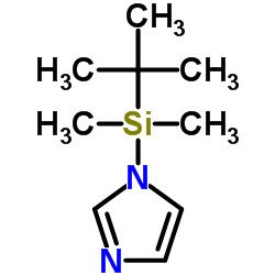 氮-叔丁基二甲基硅基咪唑结构式