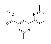 4-methoxycarbonyl-6,6'-dimethyl-2,2'-bipyridine Structure