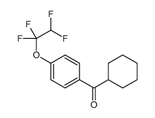 cyclohexyl-[4-(1,1,2,2-tetrafluoroethoxy)phenyl]methanone Structure