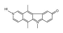 2,5,6,11-tetramethylpyrido[4,3-b]carbazol-2-ium-9-ol,iodide Structure