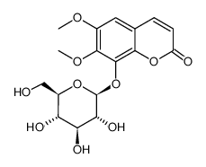 fraxidin 8-O-β-D-glucopyranoside Structure