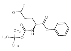 Boc-L-谷氨酸-1-苯酯结构式
