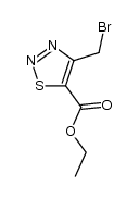 ethyl 4-(bromomethyl)-1,2,3-thiadiazole-5-carboxylate Structure