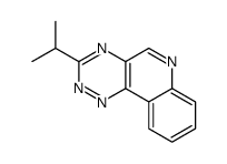 3-propan-2-yl-[1,2,4]triazino[5,6-c]quinoline结构式